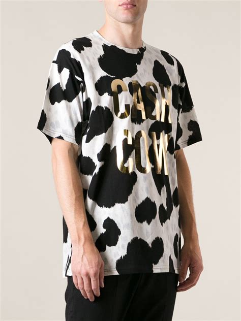 moschino boobies|moschino cow print shirts.